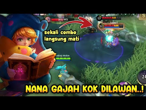 PAKAI NANA GAJAH = AUTO MVP 😁 - TOP GLOBAL NANA