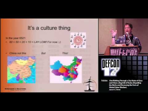 DEF CON 17 - Jayson E Street - Dispelling the Myths and Discussing the Facts of Global Cyber Warfare
