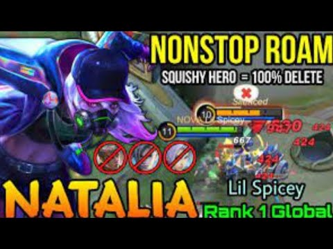 NonStop Roaming Natalia Delete Squishy Heros - Top 1 Global Natalia By Lil Spicey