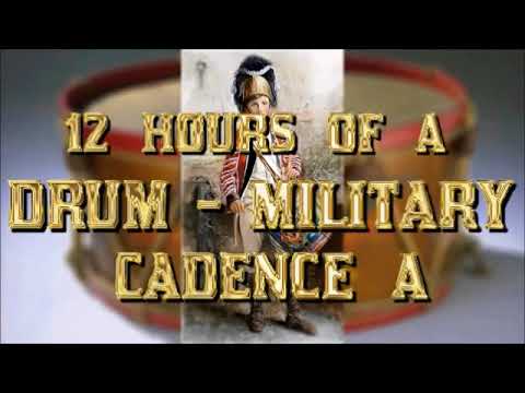Military drumming cadence A