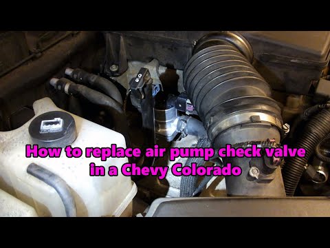How to replace air/smog pump check valve in a Chevy Colorado, P0411, P2431, P2432, P2440