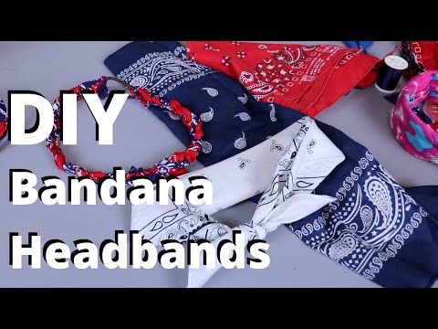 6 DIY Bandana Headbands | Tutorial Tuesday Ep. 133
