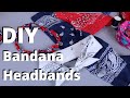 6 DIY Bandana Headbands Tutorial Tuesday Ep 133