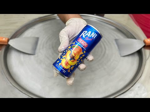 Yummy Fanta Drink Ice Cream Rolls #icecreamrolls #shorts #asmr #relax #fanta #satisfying