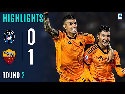 PISA-ROMA 0-1 | HIGHLIGHTS | Ferguson and Soulè Combine! | Serie A 2025/26