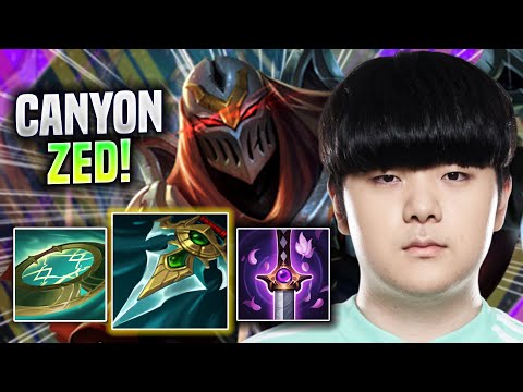 CANYON IS A MONSTER WITH ZED! - DK Canyon Plays Zed JUNGLE vs Elise! | Season 2022