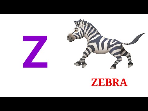 Z for Zebra। Z Alphabet। Alphabet for kids @PrimarykiPathshala