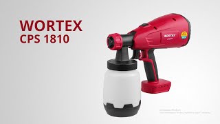 WORTEX CPS 1810 Cordless paint sprayer