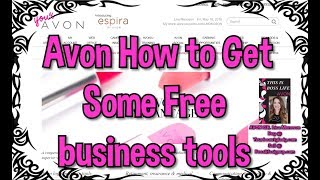 Avon How to Get Free business tools