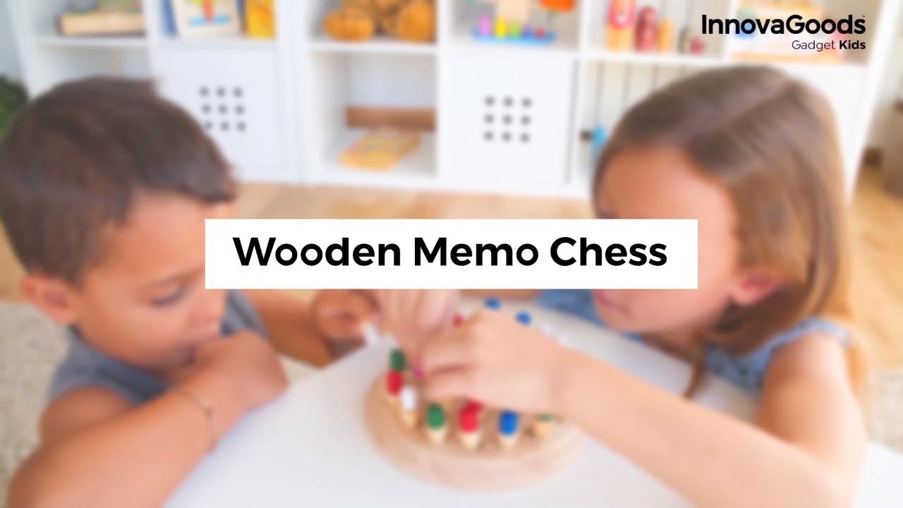 Mediniai atminties šachmatai Taeda InnovaGoods 26 Dalys Gadget Kids