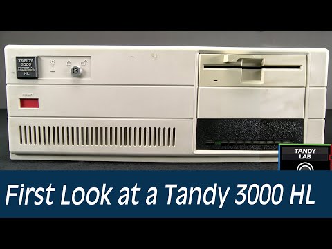 Tandy 3000 HL First Look - A Business Computer from 1987 Sold at Radio Shack Computer Centers