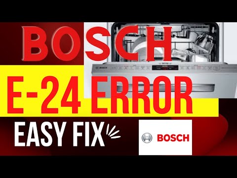 Bosch Dishwasher E24 Error Code: Fix Guide