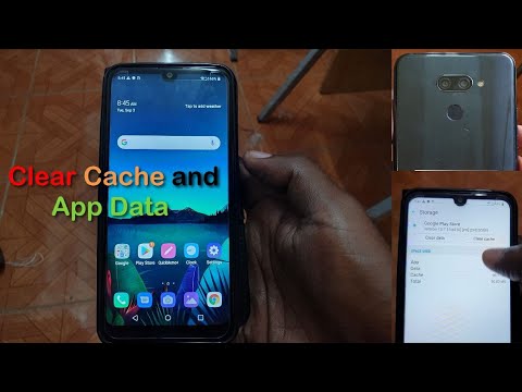 How to Clear App Cache and Data on LG K50 easy