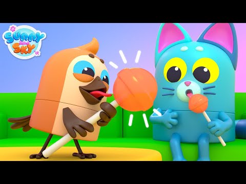 🍭 Candy Trap | Sunny and Sky | Kids Cartoons 😋