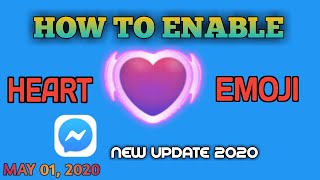 HOW TO ENABLE PULSE HEART EMOJI ON FACEBOOK MESSENGER | FACEBOOK MESSENGER NEW UPDATE