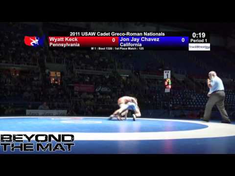 Cadet Greco Final 125 - Jon Jay Chavez (CA) vs. Wyatt Keck (PA)