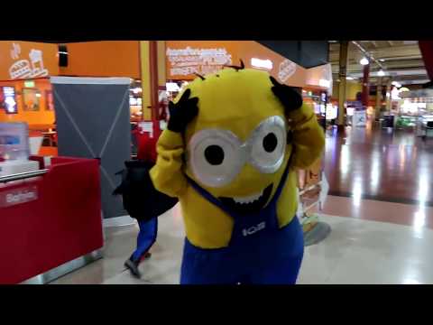 el piso es lava con minion y spidrman