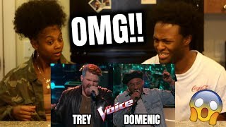 Domenic Haynes and Trey Rose sing "I Need a Dollar" - The Voice 2019 (REACTION!!)