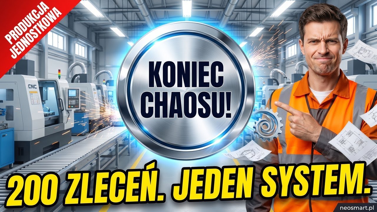 neoProdukcja - planowanie technologii dla produkcji jednostkowej