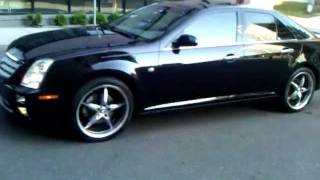 Black Raven Cadillac STS 4 V8 With 20 inch Rims (No Keys Push To Start)