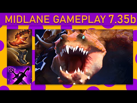 ⭐Primal Beast 20+ Kills! Mid Gameplay 7.35b - Dota 2 Top MMR