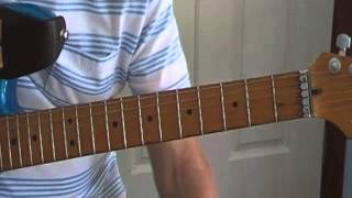 Guitar chord relationships, Diminished to Minor chord transition