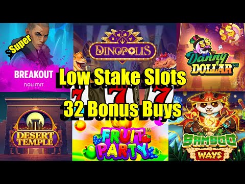 Thumbnail for video: Wednesdays Slots, New Nolimit City Breakout Super Bonus, Desert Temple Super, 31 Bonuses in Total