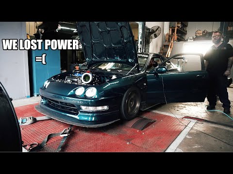 K24 INTEGRA BACK ON THE DYNO!