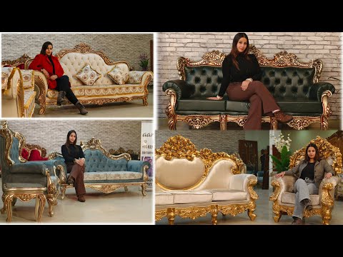 YT934 Top 5 Sofa Set Design 2025 Modern latest designer wooden and Corner Sofa L shape Video