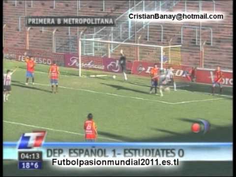 Deportivo Español 0 Estudiantes 1 Primera B Metro 2010 11 Gol