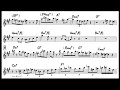 John Coltrane - The Night Has a Thousand Eyes solo transcription