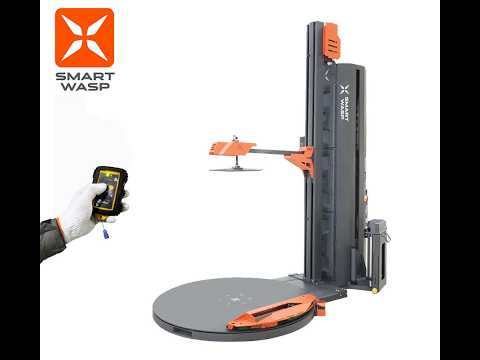 Máy quấn màng pallet hoàn toàn tự động, máy quấn màng co, máy quấn màng tự động đa chức năng