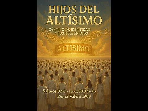🎵 HIJOS DEL ALTÍSIMO – Cántico de Identidad y Justicia en Dios  📖 Salmos 82 6 • Juan 10 34–36 – Re