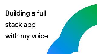 Build a full stack app with Antigravity voice prompts & sub-agents