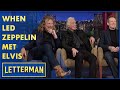 When Led Zeppelin Met Elvis Presley Letterman