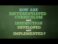 Differentiated instruction for gifted students