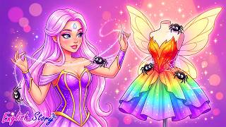 Watch Out! The Spider Fairy Has Magical Hands... 😱🕷️💖 My Stories | English Story For Teen