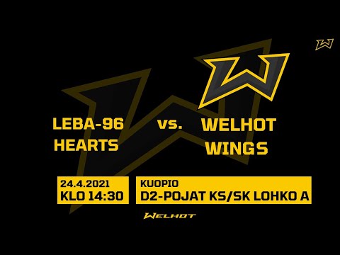 D2-pojat, KS/SK, Lohko A, Leba-96 Hearts - Welhot Wings