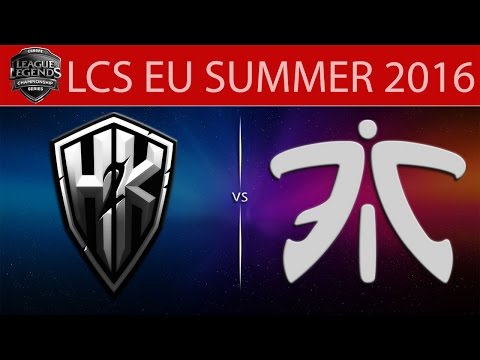 [LoL VODs] H2k vs FNC Game 2 | LCS EU Summer 2016 (10.06.2016) - H2k-Gaming vs Fnatic