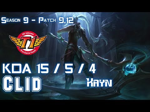 SKT T1 Clid KAYN vs KARTHUS Jungle - Patch 9.12 KR Ranked
