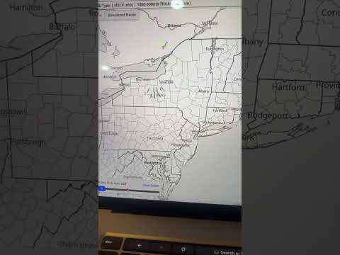 Scattered Snow Showers in the Northeast