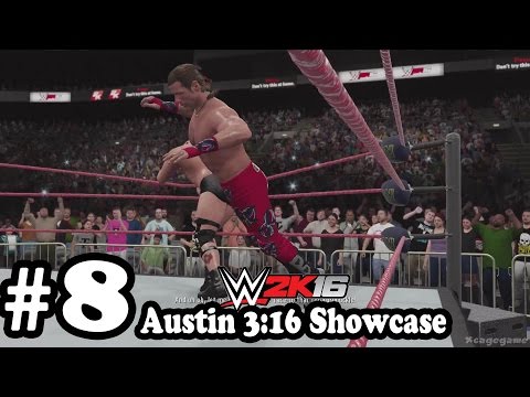 WWE 2K16 - 2K Showcase Austin 3:16 Gameplay Walkthrough Part 8  - Austin vs Michaels [ 60fps HD