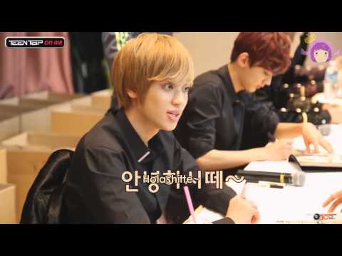 141006 TEEN TOP On Air -  ¡Misión de Cumpleaños de Chunji, revelada!