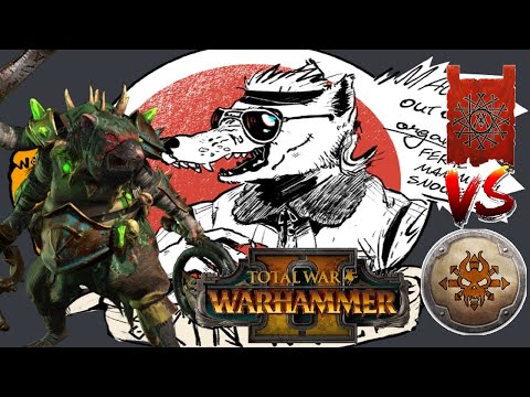 THROTT TRIES ON A MIGHTY WOLF | Skaven vs Norsca - Total War Warhammer 2