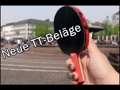 Neue Tischtennis Beläge