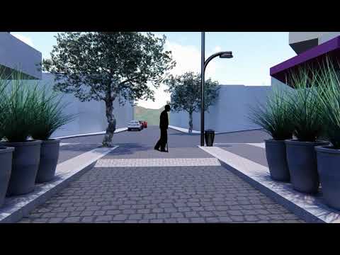 Projeto de construção do novo centro da rua 13 de maio de Ouro Fino MG. Calçadão da 13 de Maio