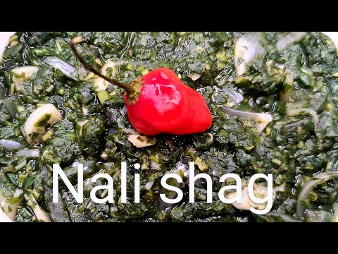 how to cook nali shak jute leaves //paat shag recipe