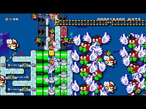 こんな半自動はいかが?　 Semi-Auto『Door↑』 by ⊂ まさひろ ⊃ - SUPER MARIO MAKER - NO COMMENTARY 1bc 1bc