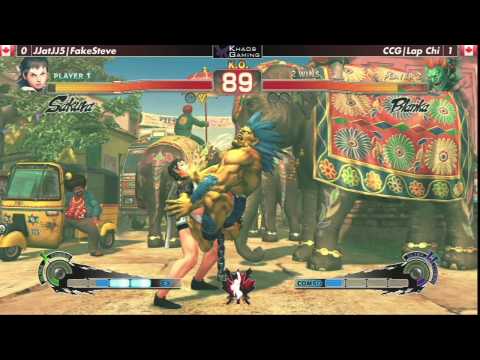 CC2014 USF4 Top 16 L1 - JJatJJ5 FakeSteve (SAK) vs CCG LapChi (BLA)