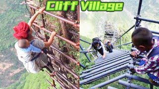 The Most Dangerous Road to School | Village on the Cliff | Rural life on the cliffs